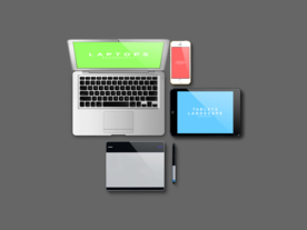 苹果手机电脑样机