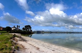 奥克兰海滨小镇风景