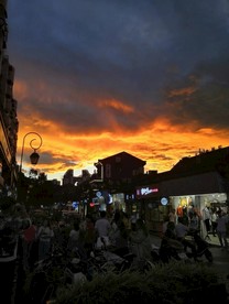 纱帽河夜市