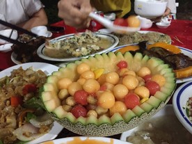 吴川酒席 水果拼盘