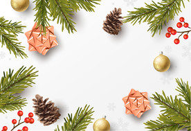 圣诞节元素海报背景