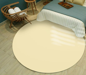 圆形床边地毯样机模板贴图