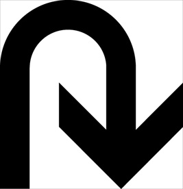 交通图标系列 掉头标识