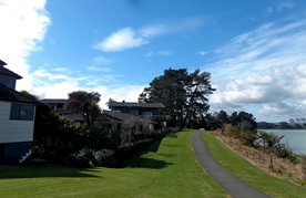 奥克兰海滨小镇风景