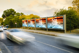 户外广告牌样机