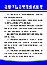 消防制度板