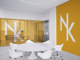 办公室文化墙展示样机