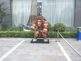 卡通雕塑模型