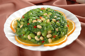 毛豆青菜