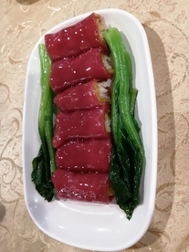 红米肠粉美食图片