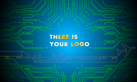 高科技数码电路图高清背景