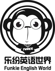 乐纷英语世界标志logo