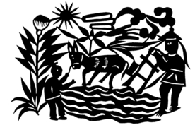 剪影 窗花 中国风 剪纸 手工