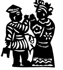 剪影 窗花 中国风 剪纸 手工