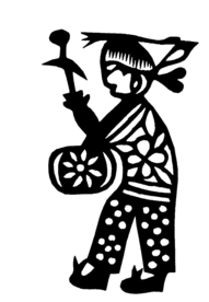 剪影 窗花 中国风 剪纸 手工