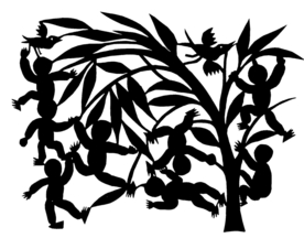 剪影 窗花 中国风 剪纸 手工