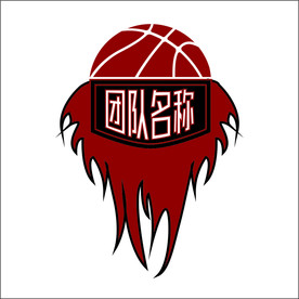 矢量可编辑队标logo设计