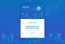 互联网城市登录界面