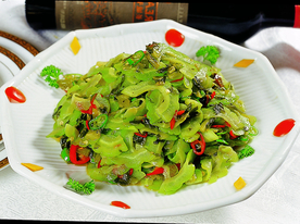 酸菜炒苦瓜