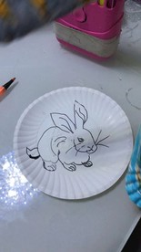 手工纸盘画