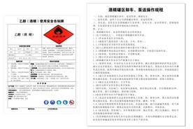 酒精使用安全告知牌