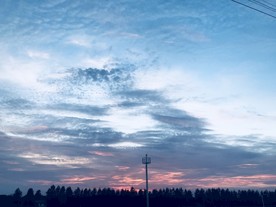 傍晚天空