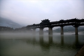 濯水古镇风雨廊桥