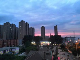 天空夕阳颜色景色