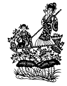 窗花 剪影 中国风 剪纸 手工