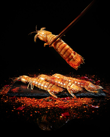 龙虾 花甲 鱿鱼圈 海鲜 螃蟹