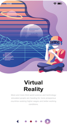 手机界面工作插画