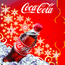 可口可乐新年海报