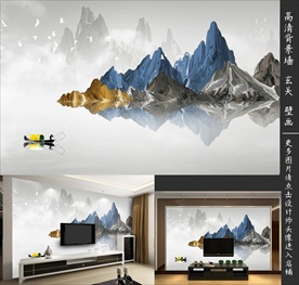 抽象装饰背景墙