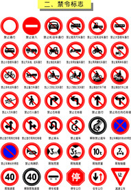 交通标志禁令标志