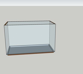 鱼缸 模型 草图大师