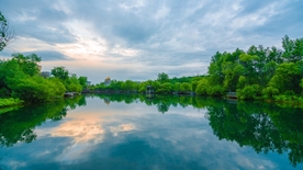 美丽的山水湖泊