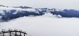 二郎山喇叭河雪山