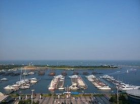 日照帆船码头，海景，蓝天2