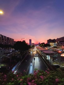 傍晚天空