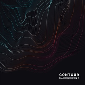 抽象轮廓线底纹