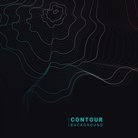 抽象轮廓线底纹