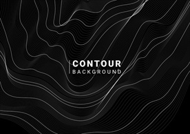 抽象轮廓线底纹