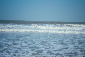 海平面海浪
