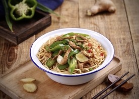 青椒肉丝面