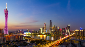 广州建筑夜景小蛮腰