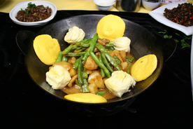 小铁锅炖菜