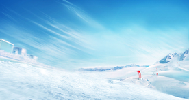 雪地场景展示雪景图