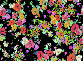 五颜六色的大黑花