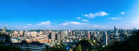 贵阳市区全景图