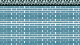 手绘墙体蓝绿色